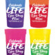 Celebrate Life. Live Drug Free. Red Ribbon Week Color Changing Cups