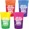 Red Ribbon Temperature Color Changing Cups