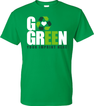 GO GREEN T-shirt - Customizable