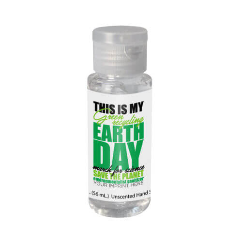 Earth Day hand sanitizer