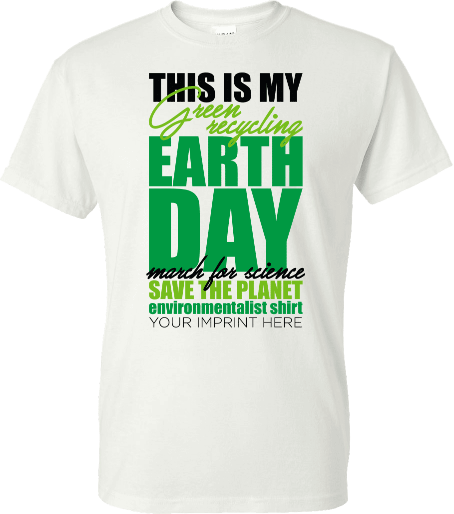 Go Green Shirt: Earth Day - Customizable - NIMCO, Inc. | Prevention ...