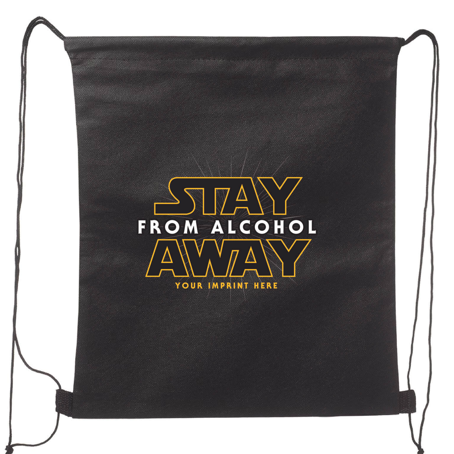 Alcohol Prevention Backpack (Customizable): Stay Away From Alcohol