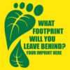 Go Green Banner (Customizable): Footprint