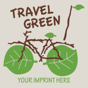 Go Green Banner (Customizable): Travel Green