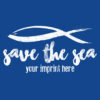 Go Green Banner (Customizable): Save The Sea