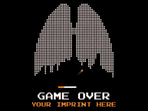 Tobacco Prevention Banner: Game Over- Customizable 2