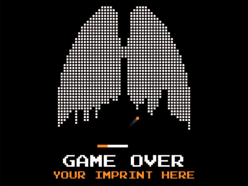 Tobacco Prevention Banner (Customizable): Game Over 3