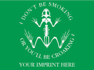 Tobacco Prevention Banner (Customizable): Don't Be Smoking 1