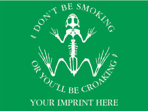 Tobacco Prevention Banner: Don't Be Smoking- Customizable 3