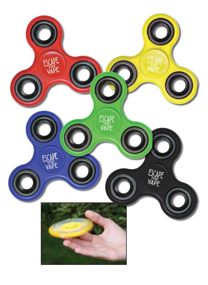 Escape The Vape Fidget Hand Spinner (Sold in Assorted Colors