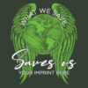 Go Green Banner (Customizable): What We Save Saves Us