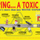 Banner of the dangers of vaping