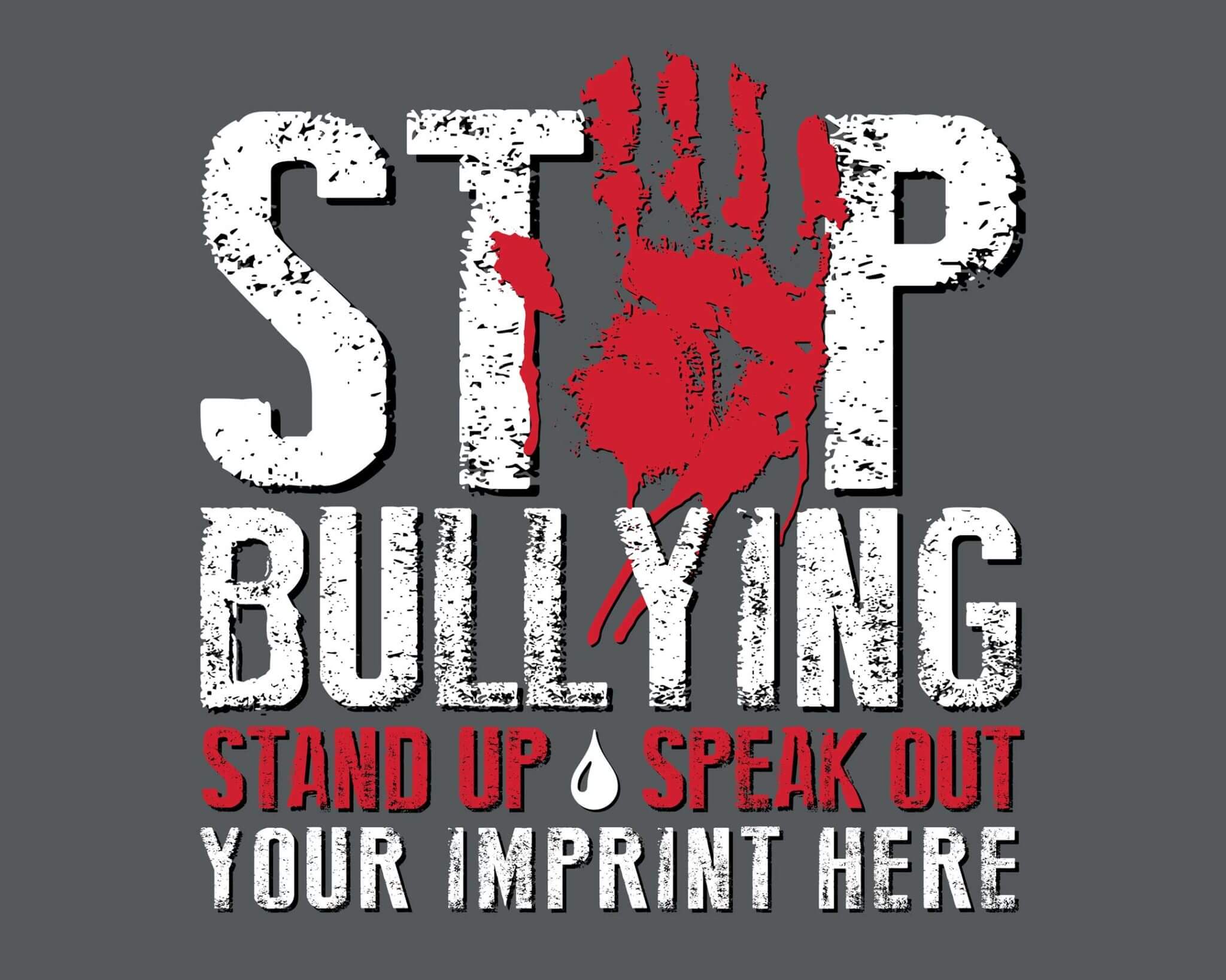 Bullying Prevention Banner (Customizable): Stop Bullying Stand Up Speak ...