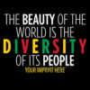 Black History Month Banner (Customizable): The Beauty Of The World