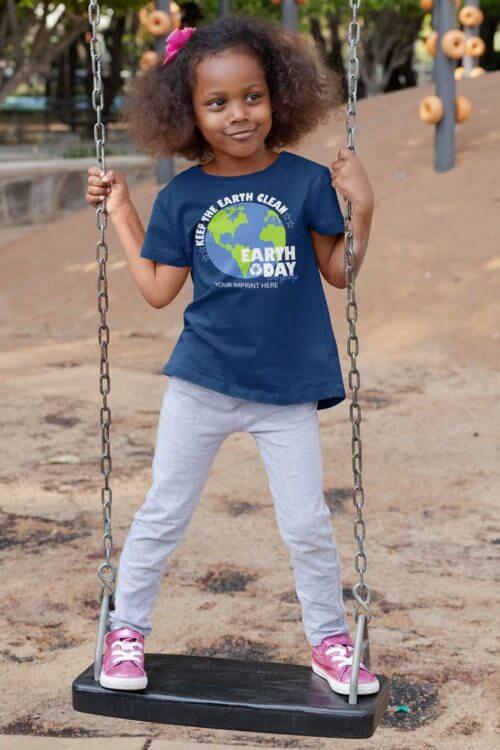 Go Green T-Shirt: Keep It Clean Earth Day - Customizable