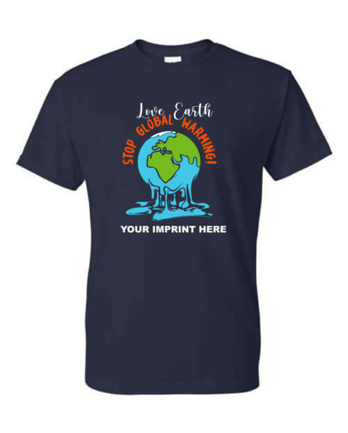 Go Green T-Shirt: Love Earth - Customizable
