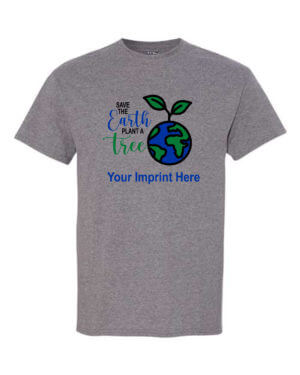 Go Green T-Shirt: Save The Earth Plant a Tree - Customizable