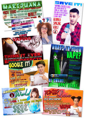 Dangers of Vaping Poster Set (8 Posters) 6