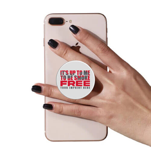 Tobacco Prevention PopUp Phone Gripper (Customizable): It's Up To Me 3