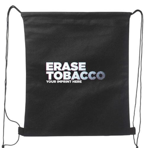 Tobacco Prevention Backpack: ERASE TOBACCO - Customizable