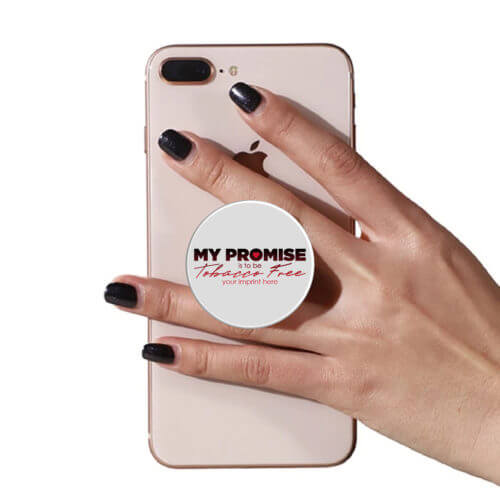 Tobacco Prevention PopUp Phone Gripper (Customizable): My Promise To Be Tobacco Free 3