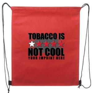 Tobacco Prevention Backpack: Tobacco is Not Cool - Customizable