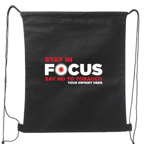 Tobacco Prevention Backpack: Stay In Focus - Customizable