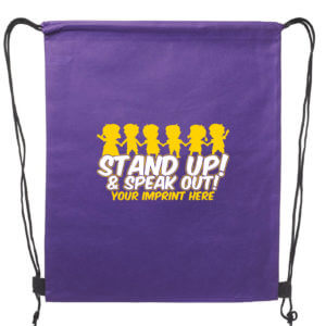 Bullying Prevention Backpack: Stand Up and Speak Out-Customizable