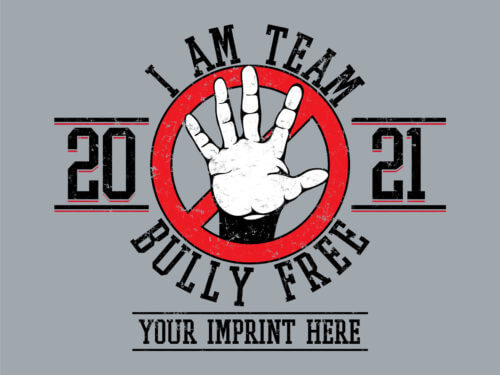 Bullying Prevention Banner: I am Team Bully Free -Customizable