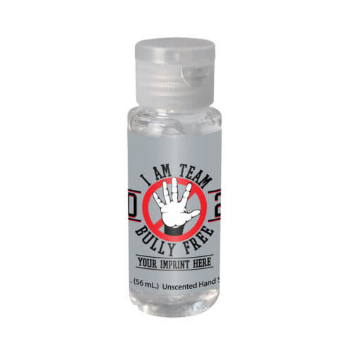 Bullying Prevention Hand Sanitizer: I am Team Bully Free - Customizable