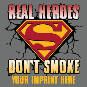 Tobacco Prevention Banner: Real Heroes - Customizable