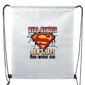 Vaping Prevention Backpack: Real Heroes Don’t Vape- Customizable