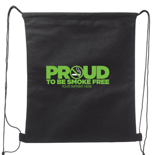 Tobacco Prevention Backpack (Customizable): Proud To Be Smoke Free