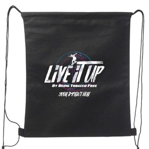 Tobacco Prevention Backpack: Live It Up - Customizable