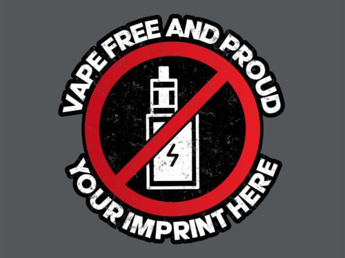 Tobacco Prevention Banner: Vape Free And Proud