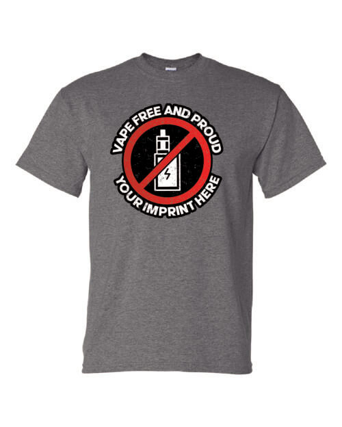 Vaping Prevention T-Shirt: Vape Free and Proud Customizable