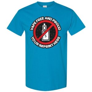 Vaping Prevention Shirt: Vape Free and Proud – Customizable