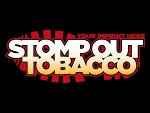 Tobacco Prevention Banner: Stomp Out Tobacco-