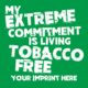 Tobacco Prevention Banner: Extreme Commitment