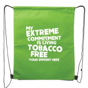 Tobacco Prevention Backpack: My Extreme Commitment - Customizable