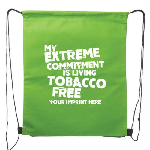 Tobacco Prevention Backpack: My Extreme Commitment - Customizable