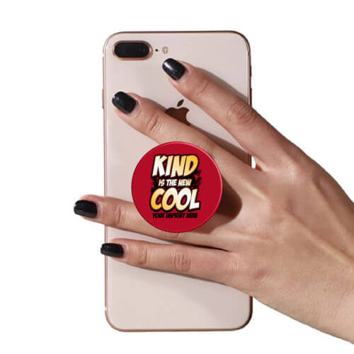 Kindness PopUp Phone Gripper: Kind is Cool - Customizable