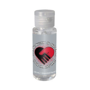 Bullying Prevention Hand Sanitizer: No More Bullying in Our School - Customizable