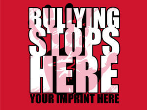 Bullying Prevention Banner: Bullying Stops Here -Customizable