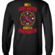 Firefighter T-Shirt Long Sleeve: Once a Firefighter, Always a Firefighter - Customizable 1