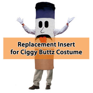 Replacement Plastic Insert for Ciggy Buttz Costume 1