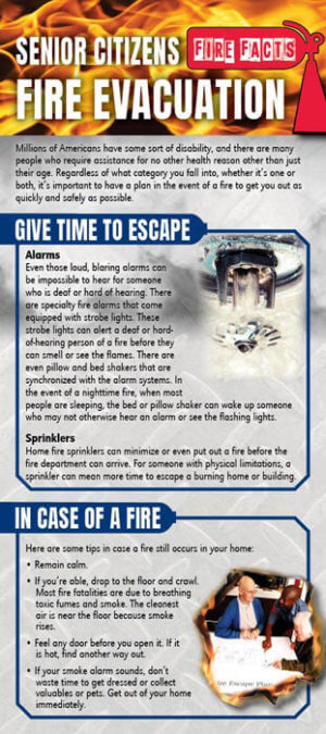 Fire Safety Rack Card: Fire Evacuation For Senior Citizens 4