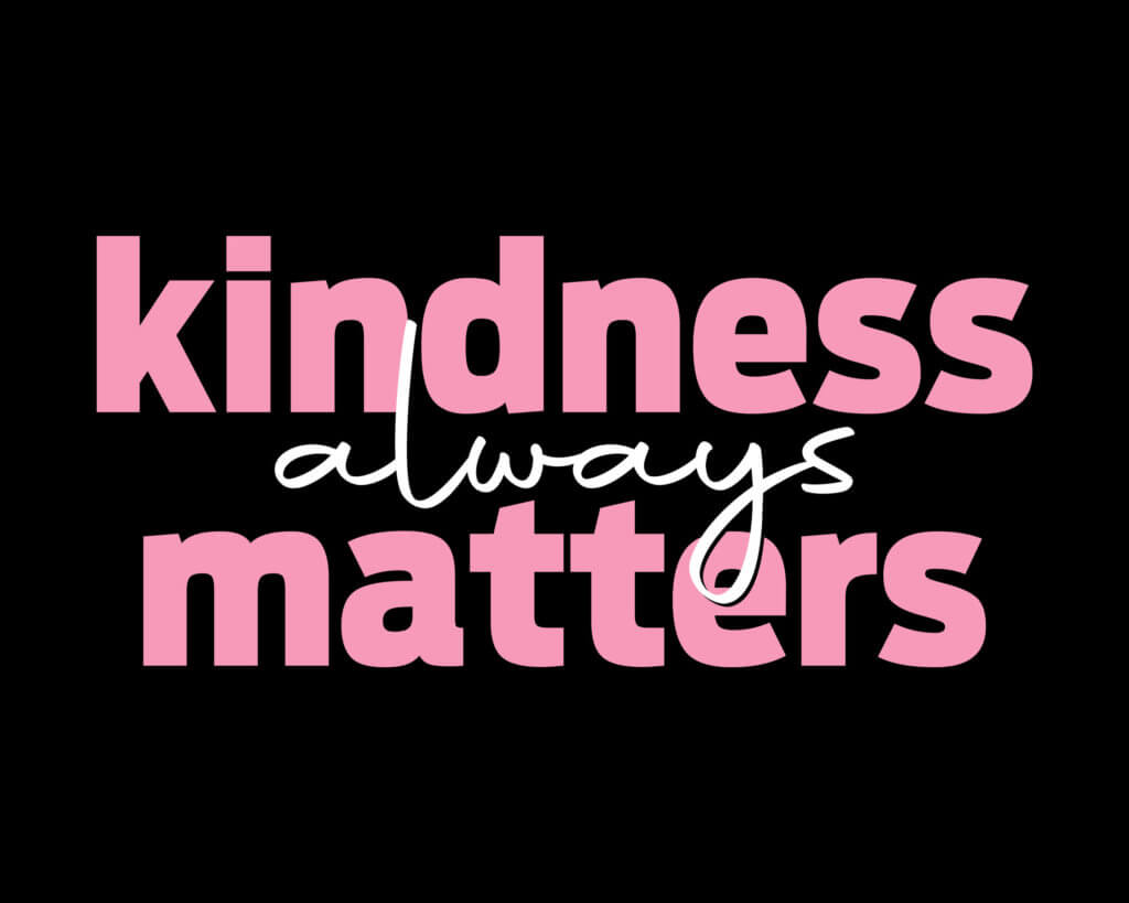 Kindness Banner Customizable Kindness Always Matters Nimco Inc Prevention Awareness 