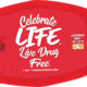 Celebrate Life. Live Drug Free. Red Ribbon Week Face Mask - Child Size