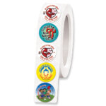 |Celebrate Life. Live Drug Free. Red Ribbon Week Assorted Sticker Roll